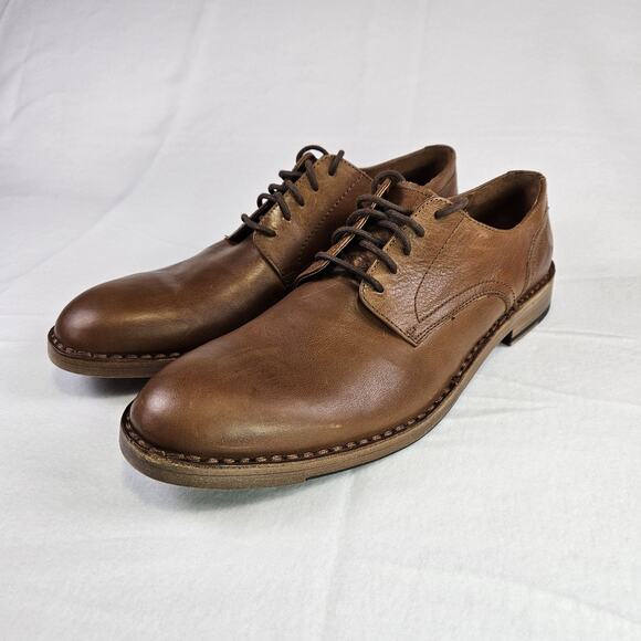 Frye James Derby Leather Dress Shoe Mens 13 Copper Brown Lace Up Oxford Wedding main image 9